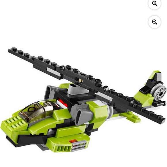 LEGO Creator 31007 Power Mech NEW! 3-in-1 Helicopter Pickup Truck Lime Green - Picture 4 of 10